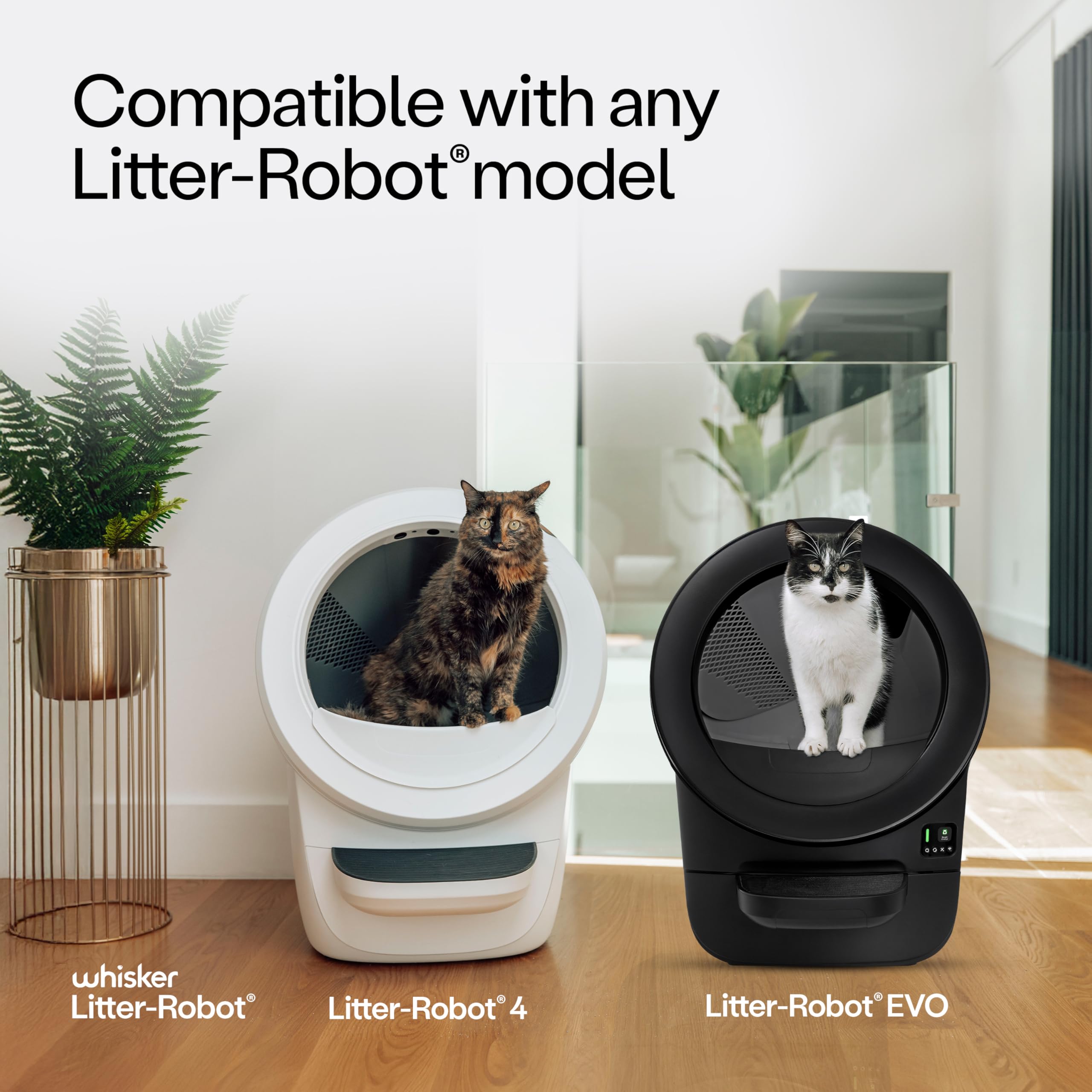 Whisker Litter-Robot diseño y ensamblaje en EE. UU.