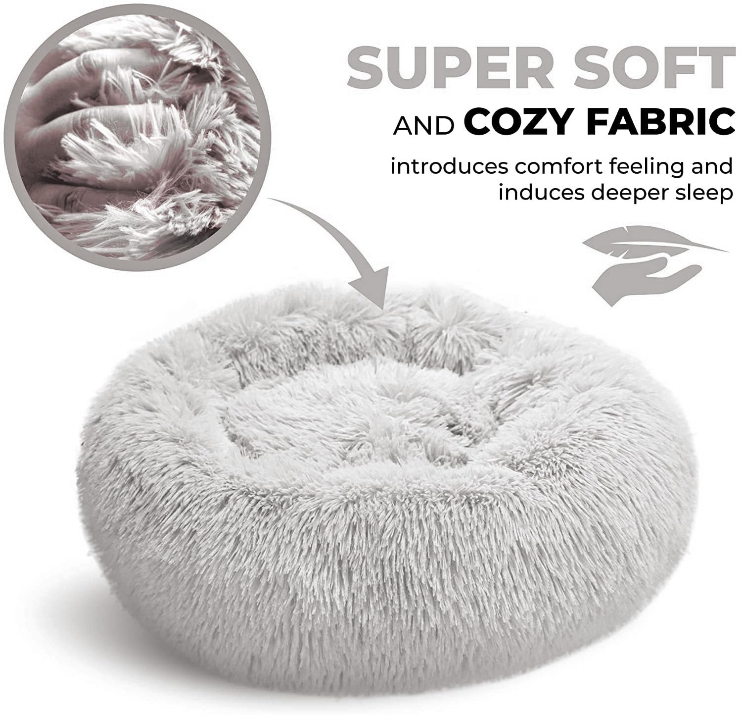 Whiskers & Friends cama lavable funda suave para limpieza