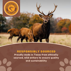 WhiteTail Naturals cuernos naturales sin olor para perro.