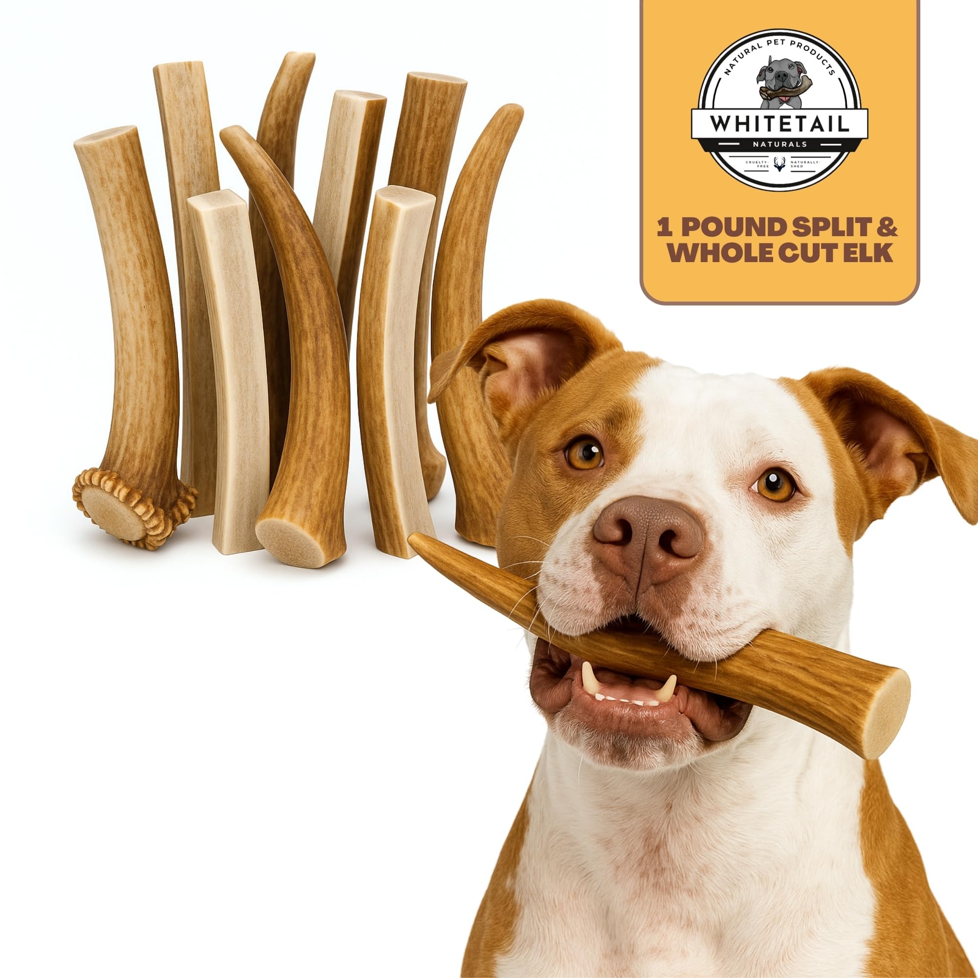 WhiteTail Naturals dental natural, masticación segura para cuidado oral