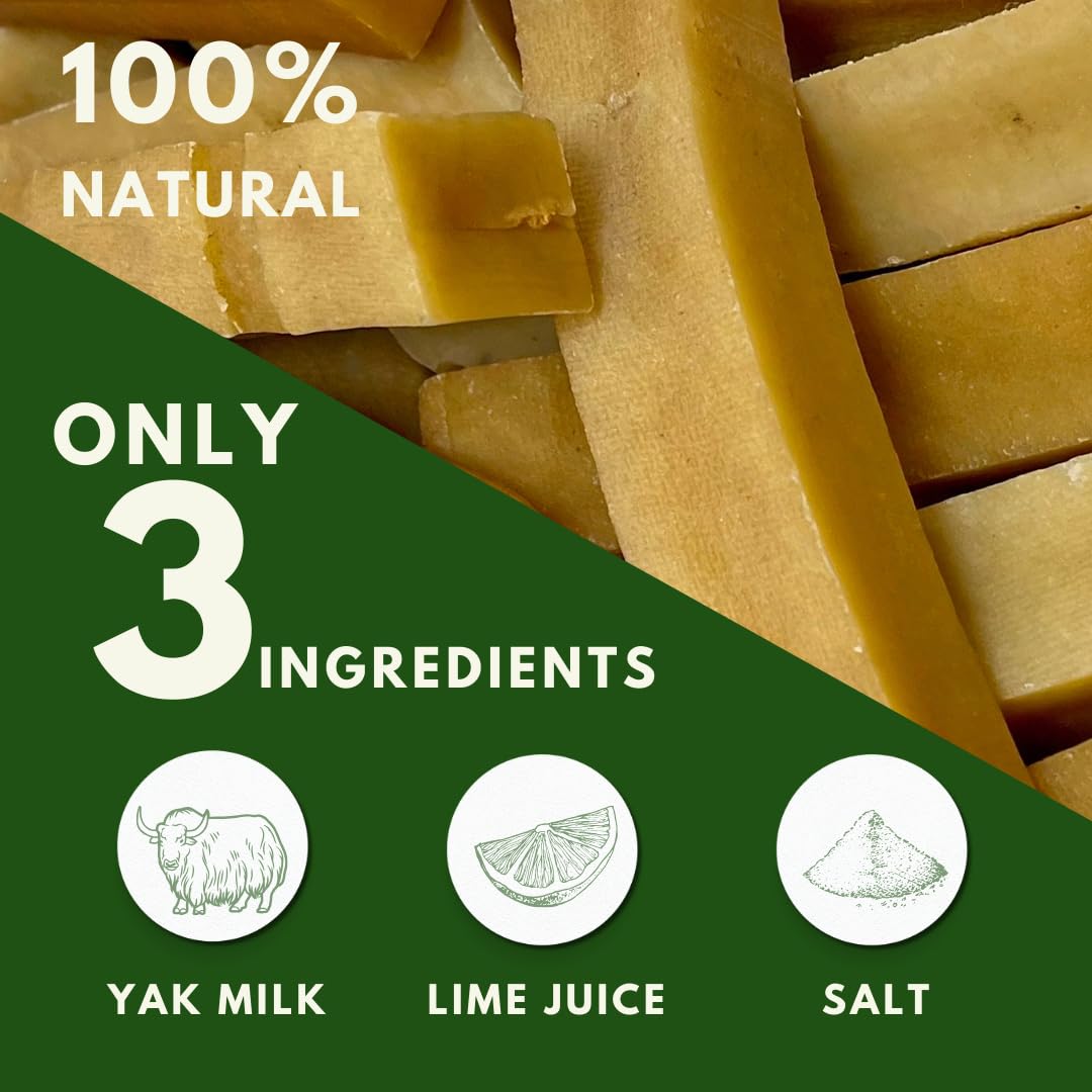 WhiteTail Naturals masticables yak con olor bajo para uso en interiores