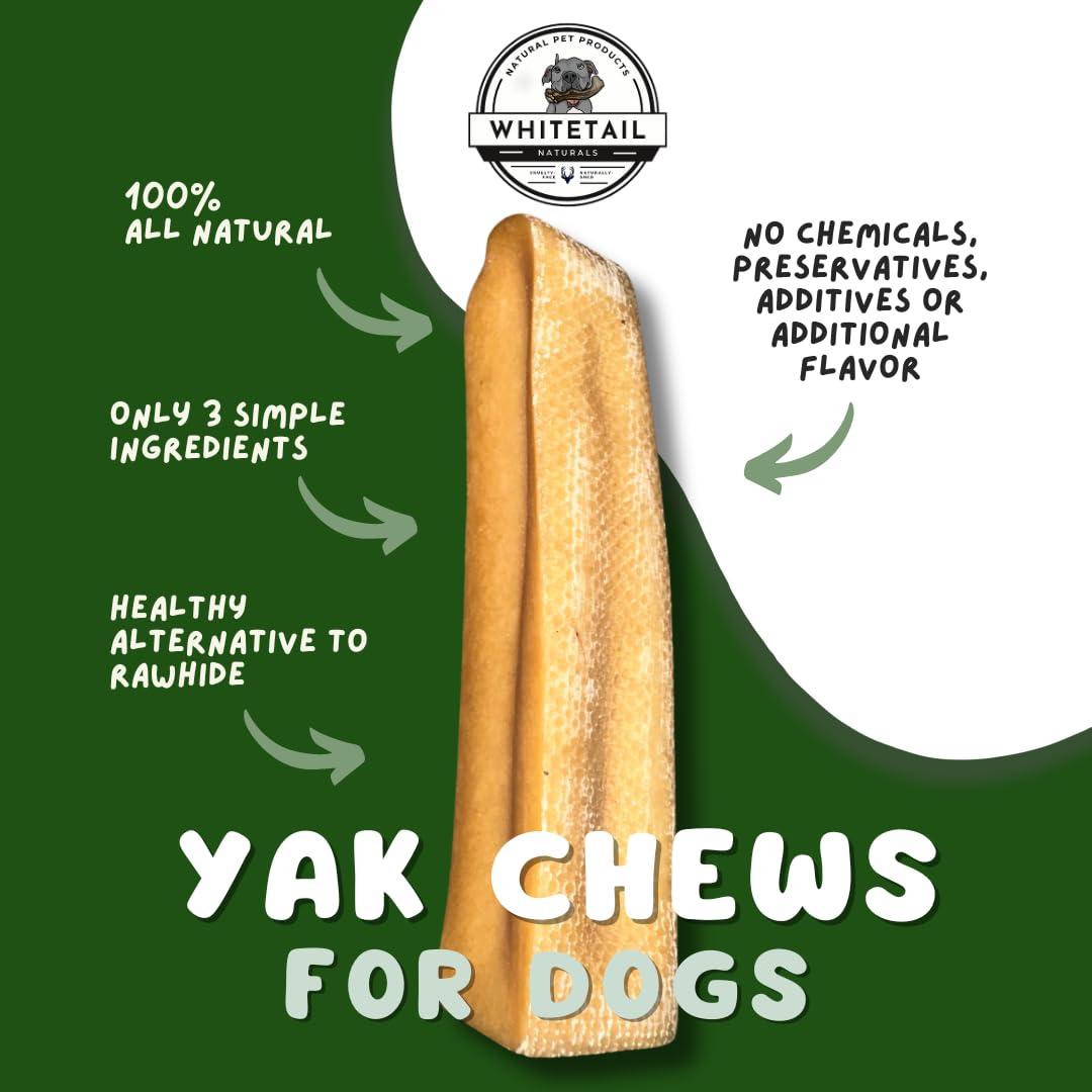 WhiteTail Naturals masticables de yak para cuidado dental en perros