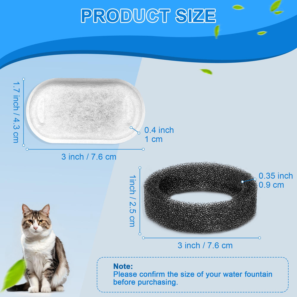 Whksoy filtro para bebederos gatos 67oz 2l mantiene el agua fresca y limpia