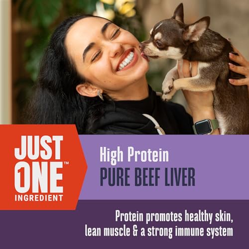 Whole Life Pet Higado Liofilizado, ingrediente único para meriendas simples y sabrosas.