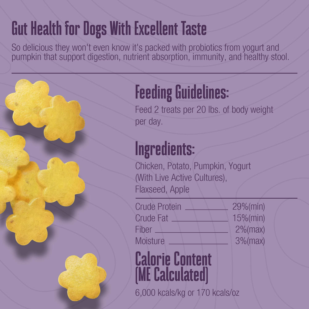 Whole Life Pet probióticos para perros, ingredientes naturales fortalecen la salud intestinal