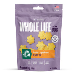 Whole Life Pet galletas probióticas para perros, snack sabroso que apoya la digestión