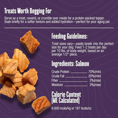 Just One Salmon snack proteico para perros, ideal para paseos y juego