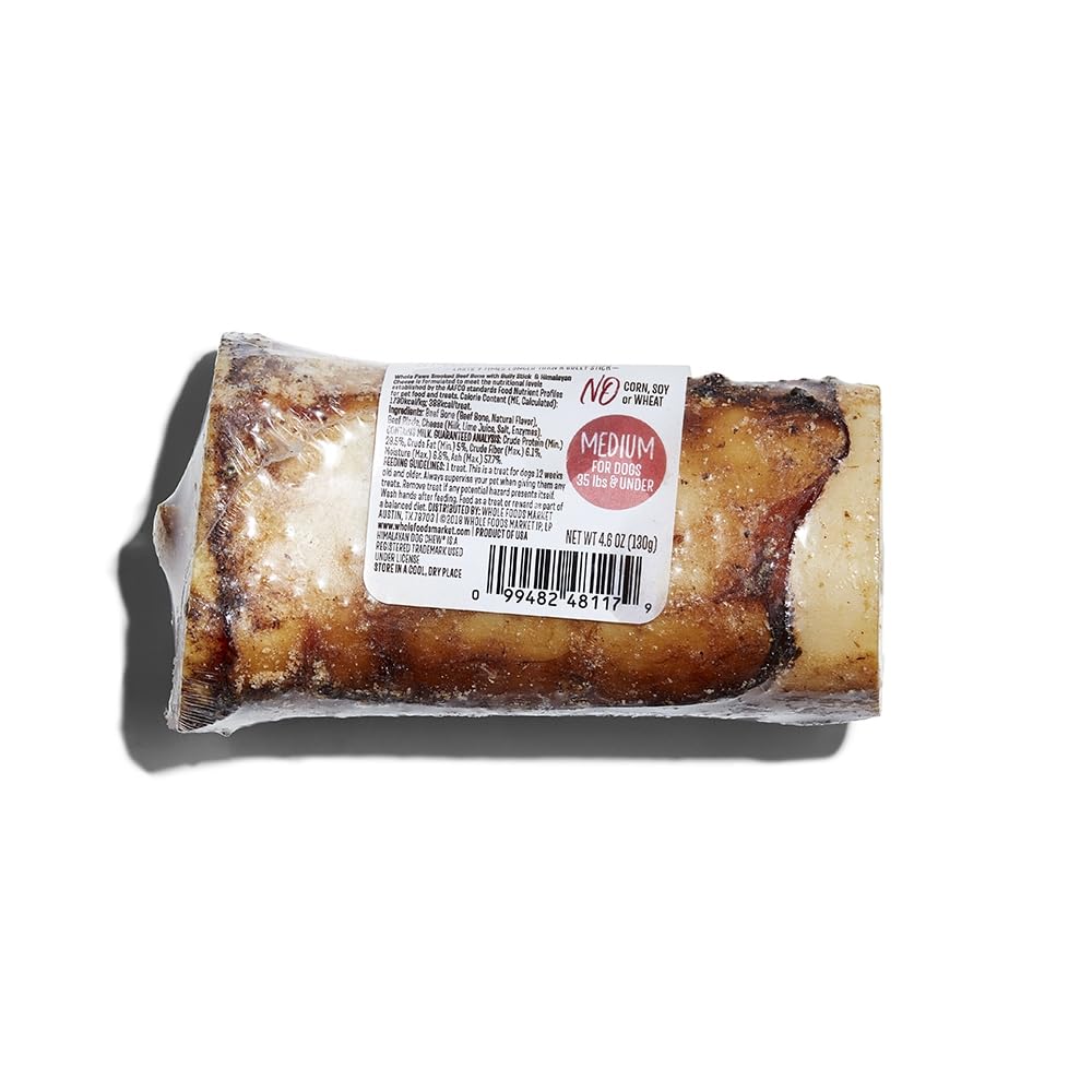 Bully stick integrado en hueso para masticación prolongada de perros medianos