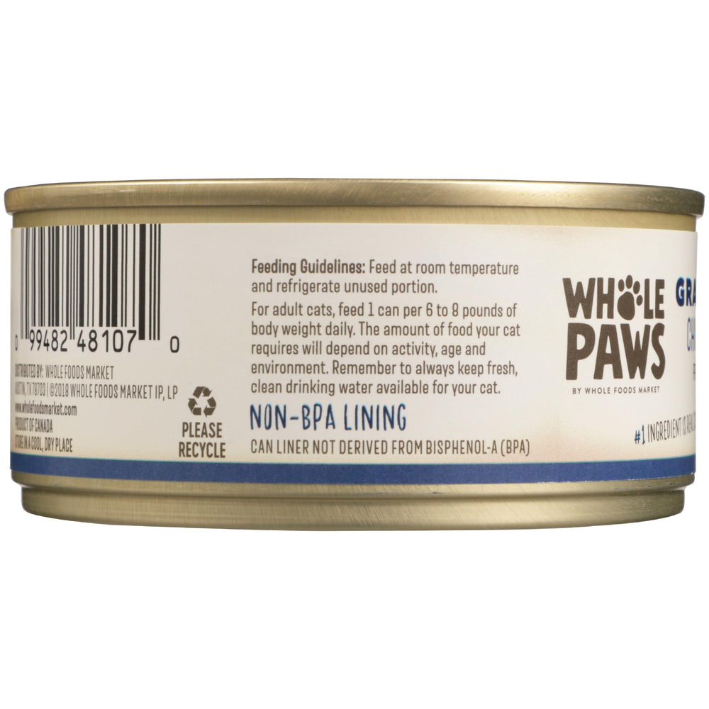 Whole Paws nutrición completa y equilibrada para gatos adultos.