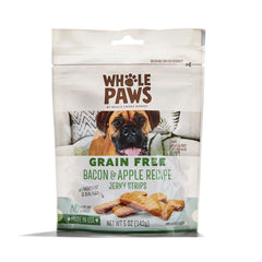 Whole Paws tiras de cerdo y manzana, ideal para entrenamiento y recompensa