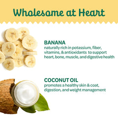 Wholesome Pride Bouchées Banane – sans céréales, parfaite pour collations quotidiennes