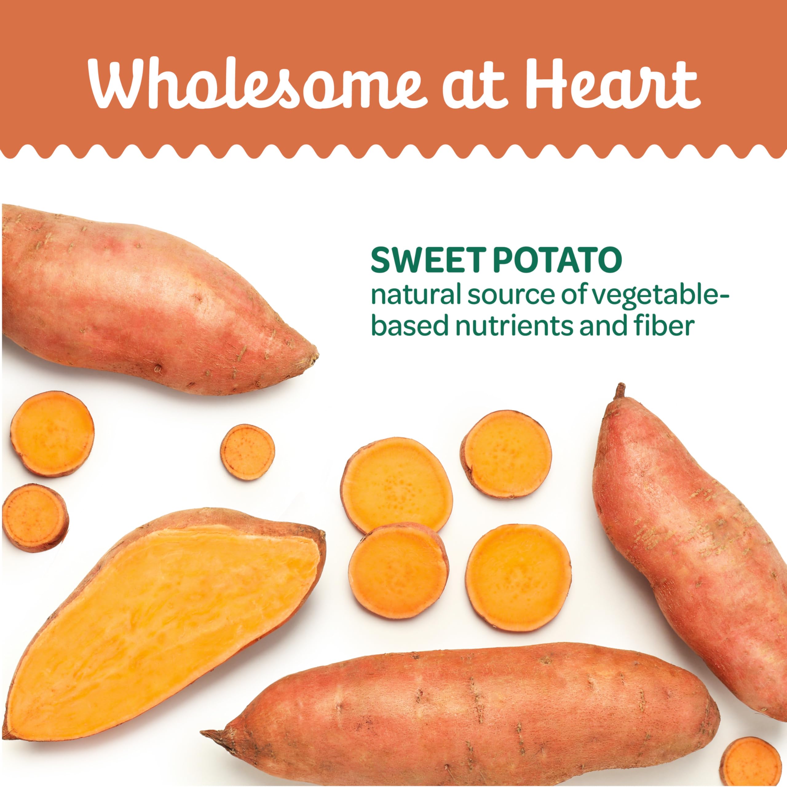 Wholesome Pride masticables batata dulce: fibra natural para apoyar la digestión