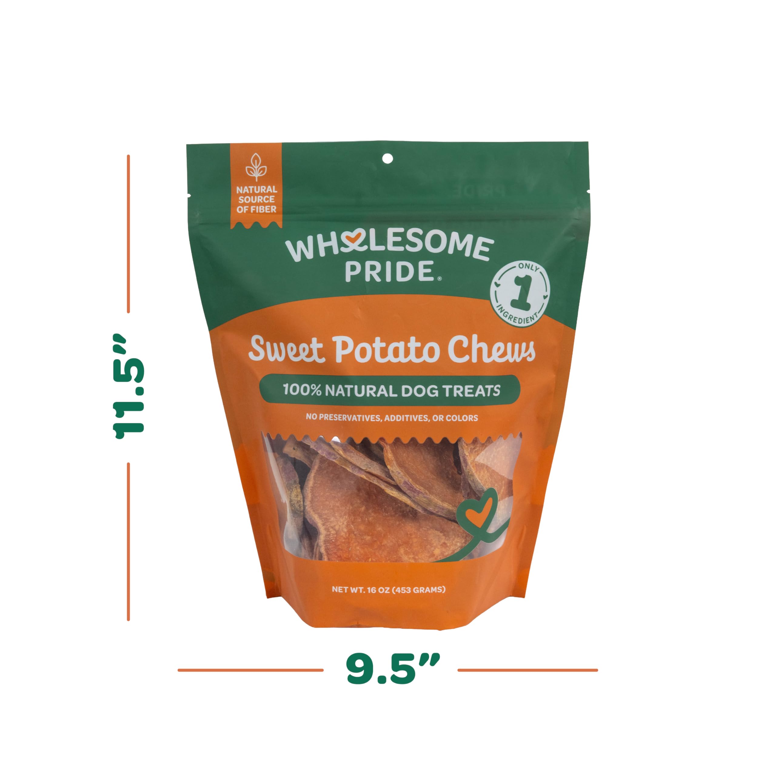 Wholesome Pride sabores-variedad patata-dulce: versiones diferentes para que tu perro se anime