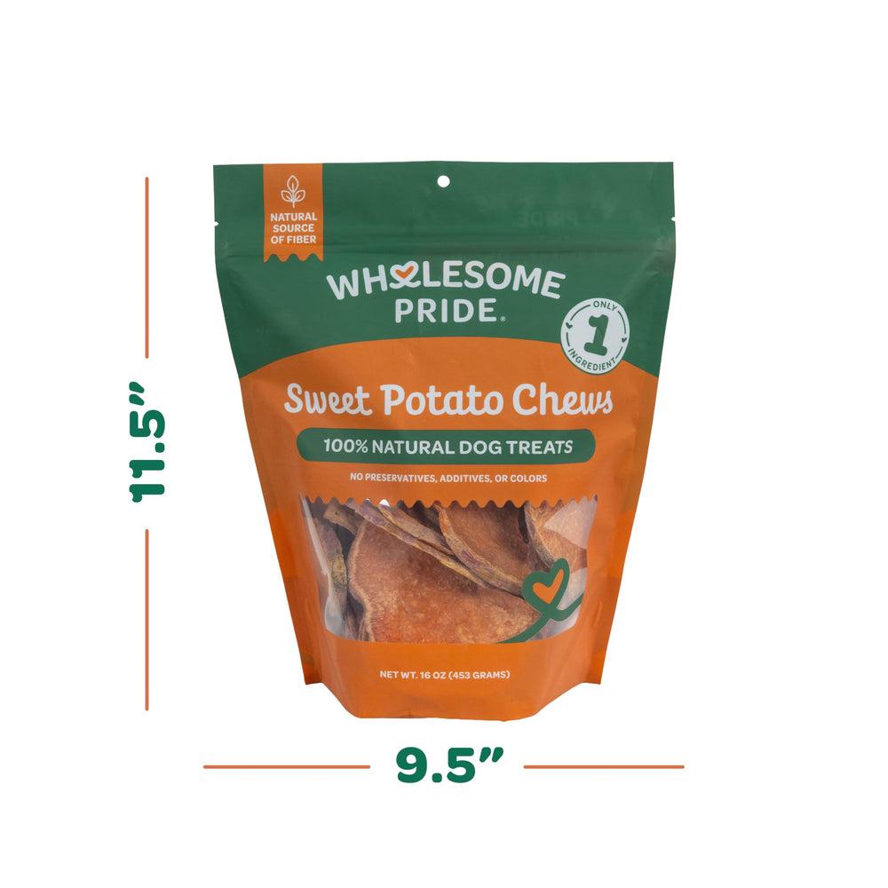 Wholesome Pride sabores-variedad patata-dulce: versiones diferentes para que tu perro se anime
