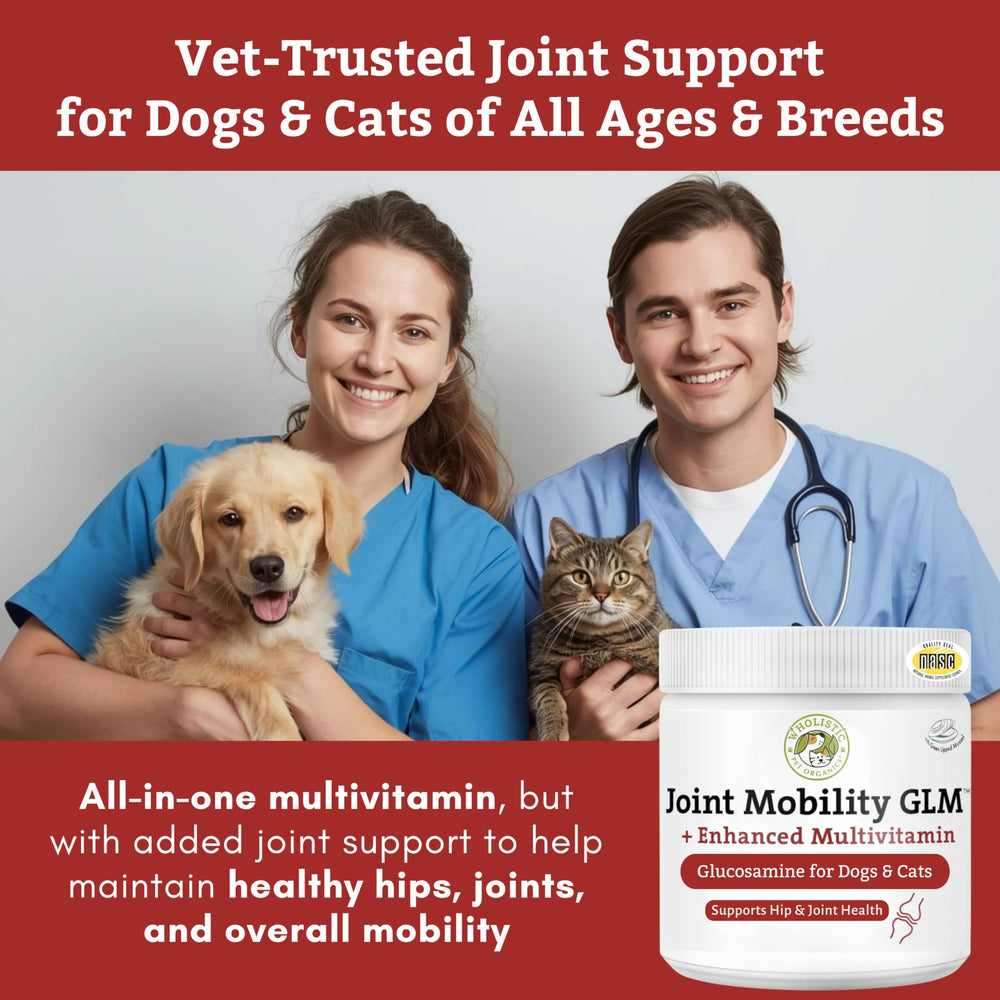 Wholistic Pet Organics cuchara medidora facilita dosificación diaria en perros y gatos