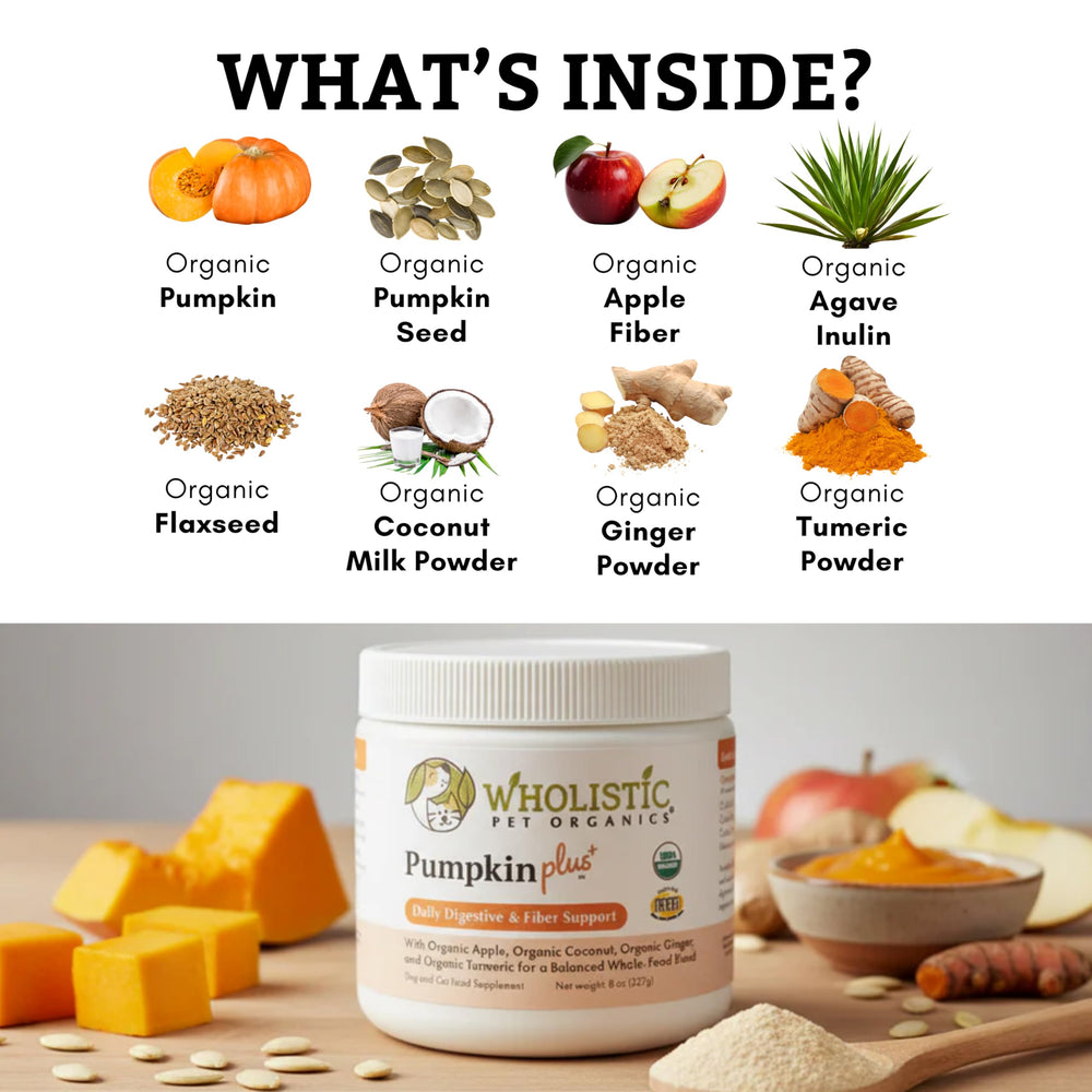 Wholistic Pet Organics Mezcla con comida, fácil de servir.