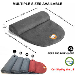 Whoopub almohada para viajes para perros XL, fácil de transportar.