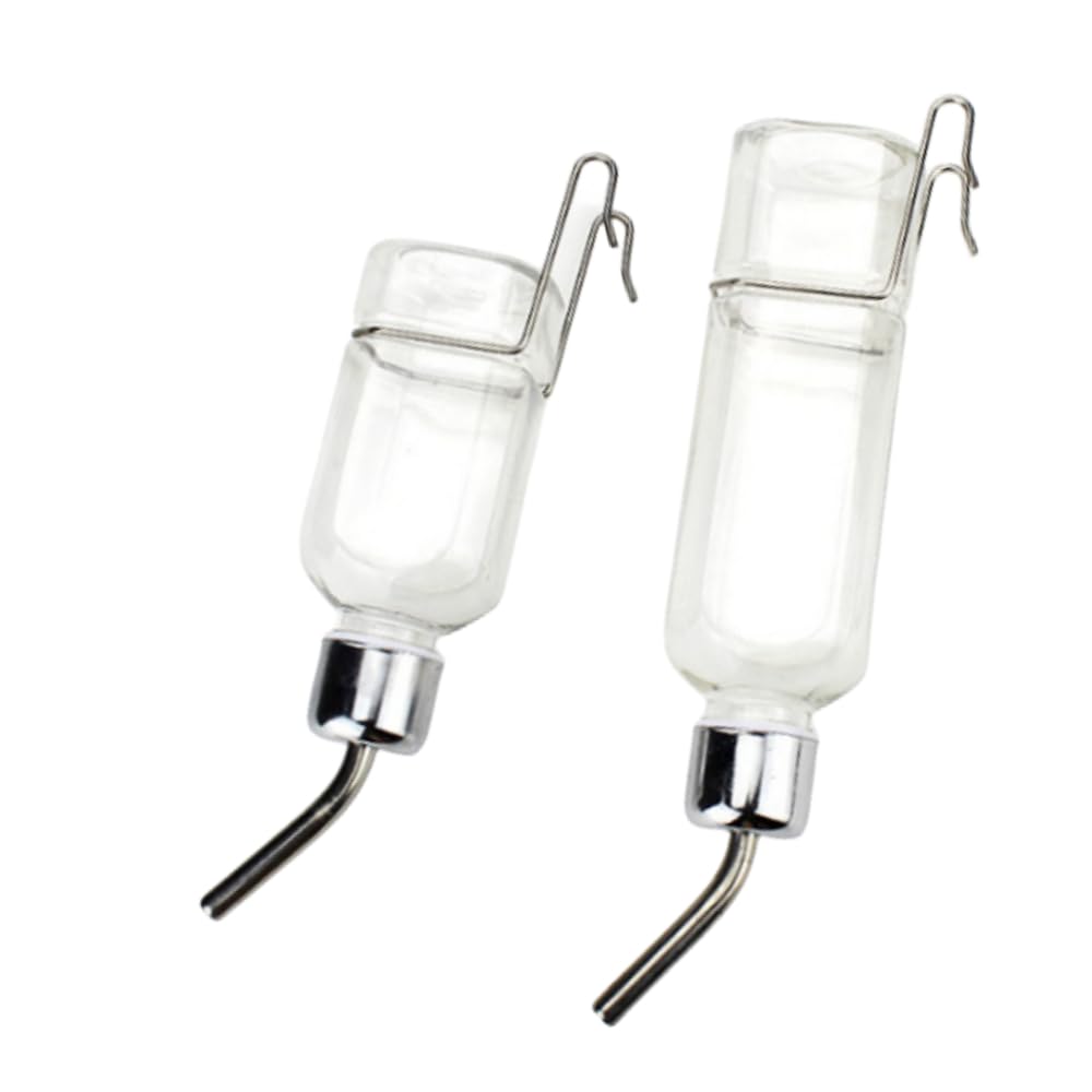 WHZAZGW botella para jaula sin goteo, control de caudal.