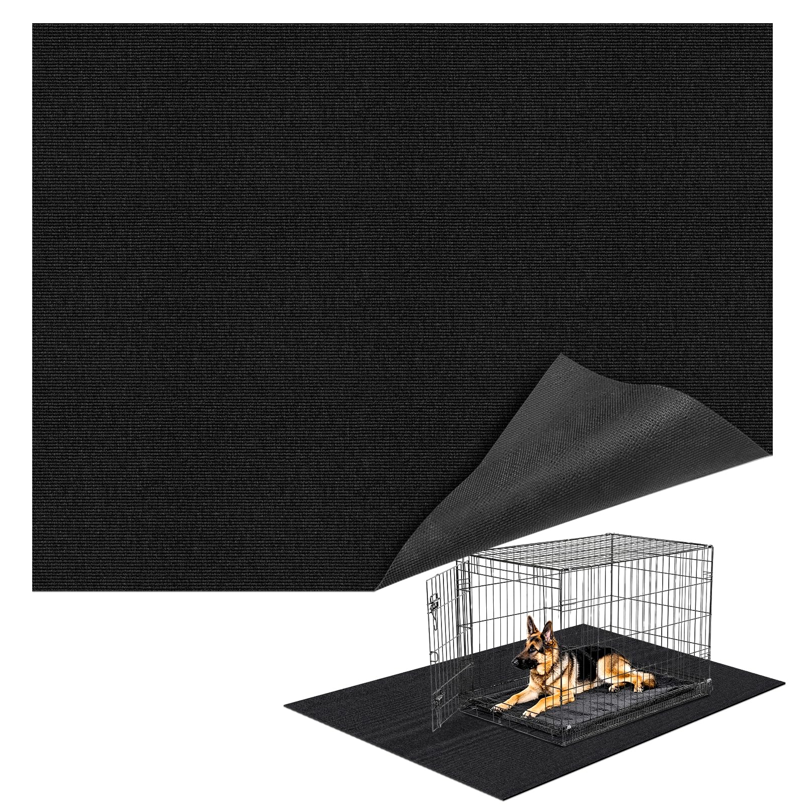 Almohadilla para jaula de perro Wibeelee 32x50: superficie absorbente para un descanso cómodo.