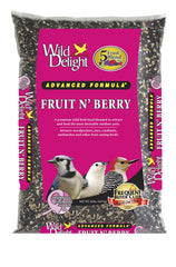 Wild Delight Fruta y Baya: mezcla atractiva de frutas y semillas para aves.