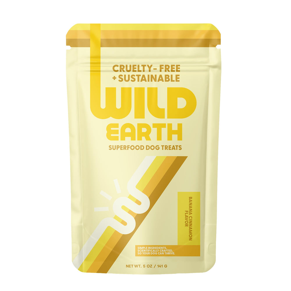 Wild Earth Premios para perros banana canela: snack sabroso para premiar durante el entrenamiento.