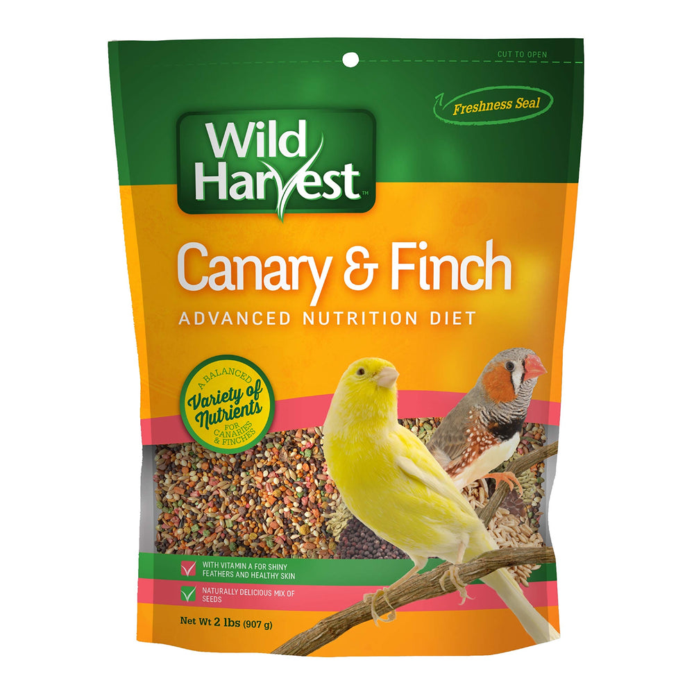 Wild Harvest Advanced Nutrition para canarios y jilguero: mezcla de semillas para dieta equilibrada