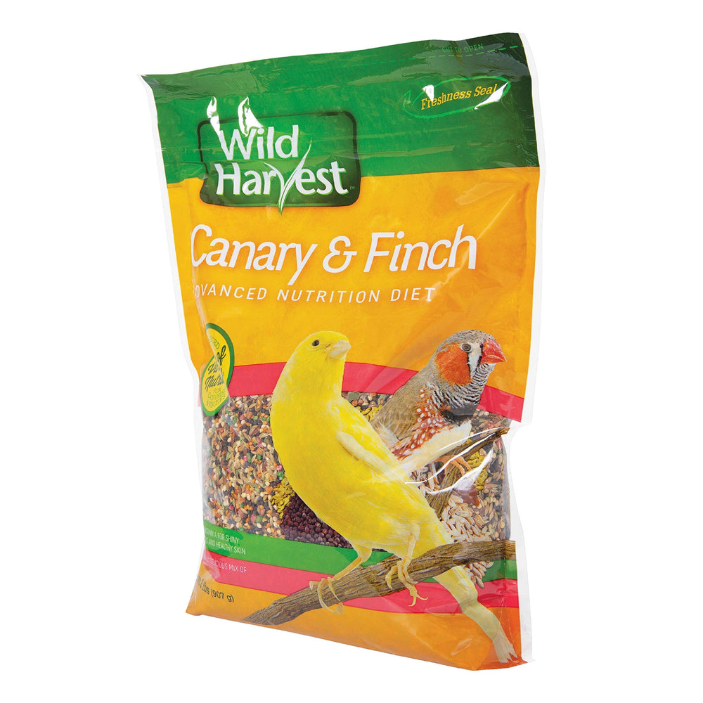 Wild Harvest Advanced Nutrition para canarios y jilguero: semillas enriquecidas con vitaminas y omega-3