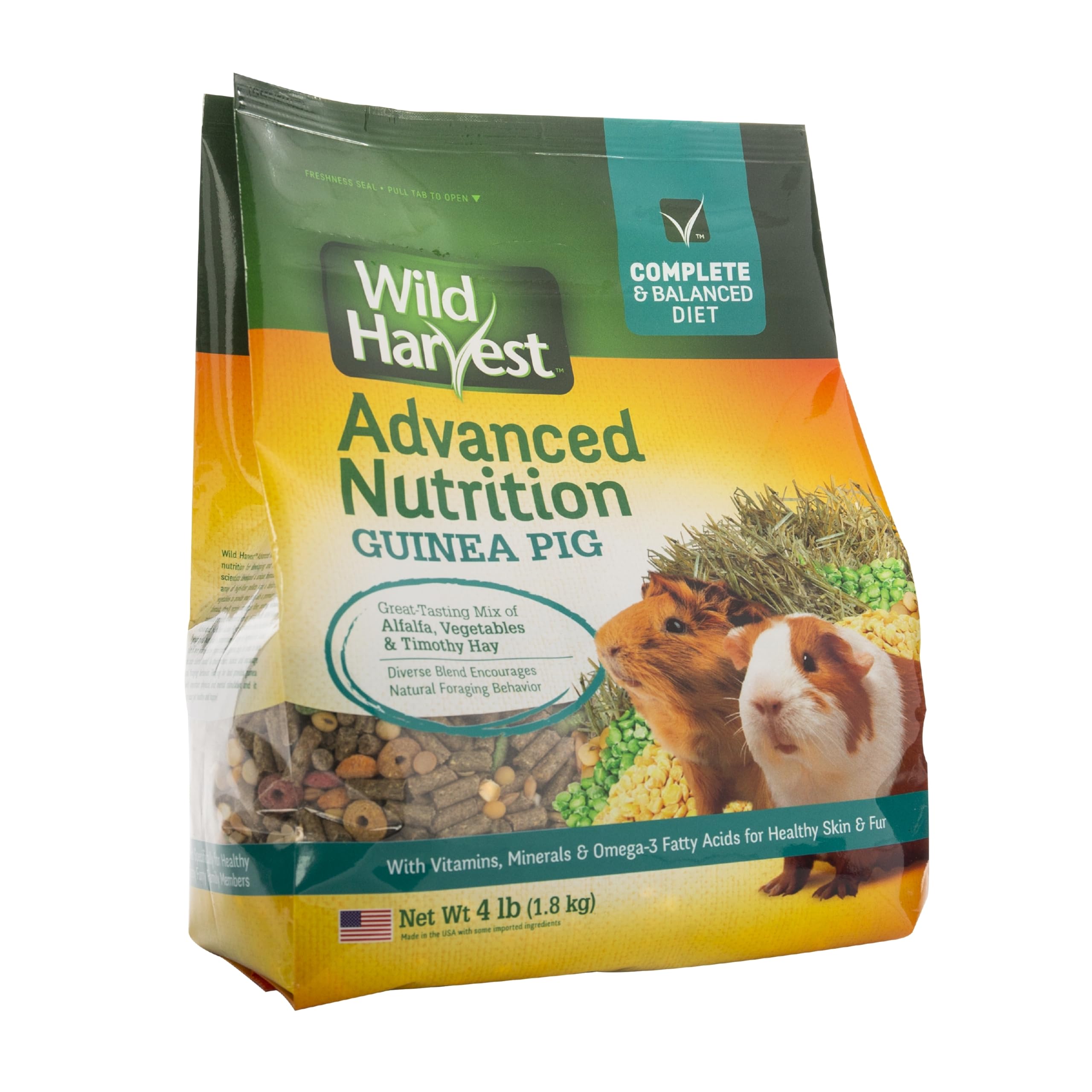 Wild Harvest conejo de indias en porción diaria recomendada 2