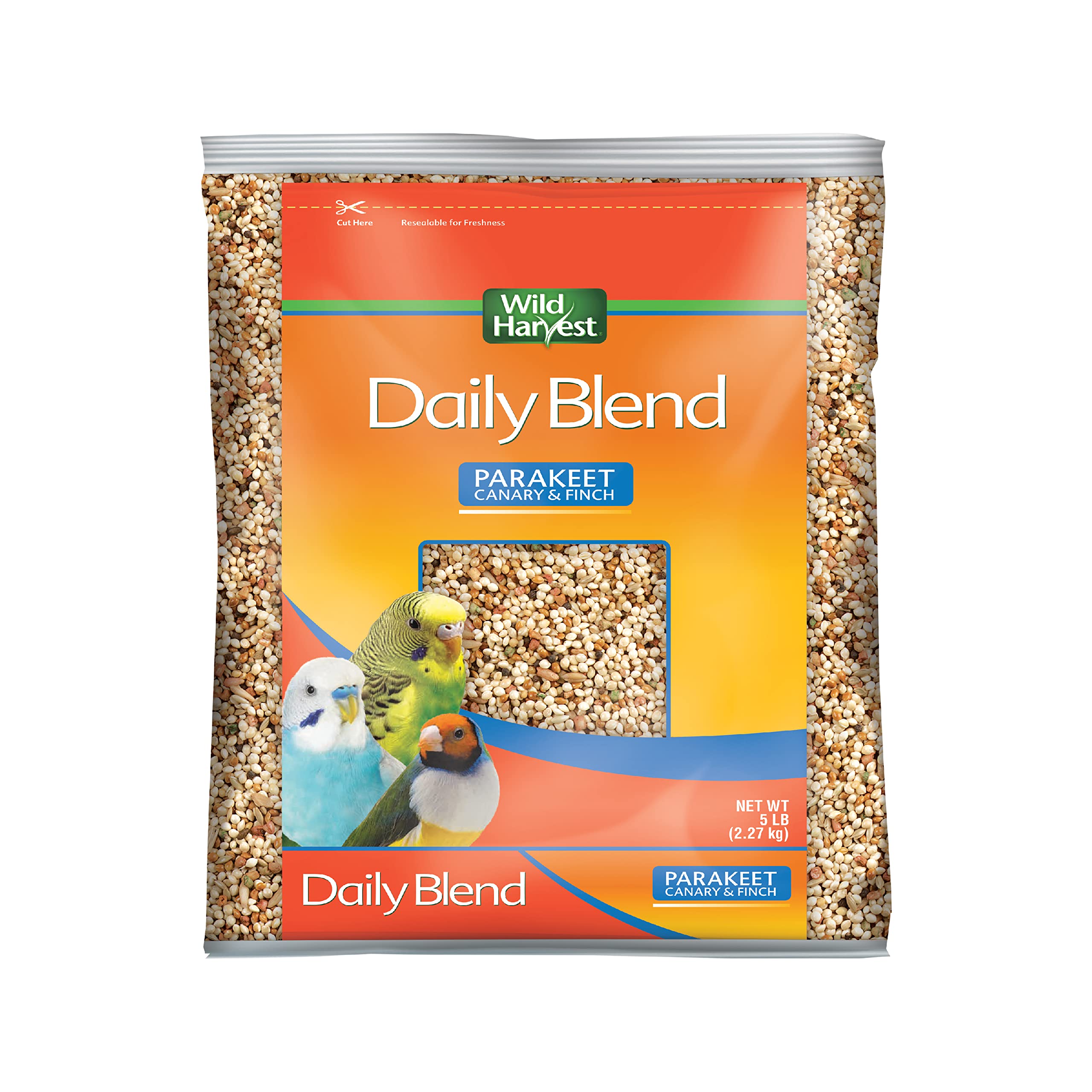 Wild Harvest Daily Blend ideal para uso diario de aves pequeñas.