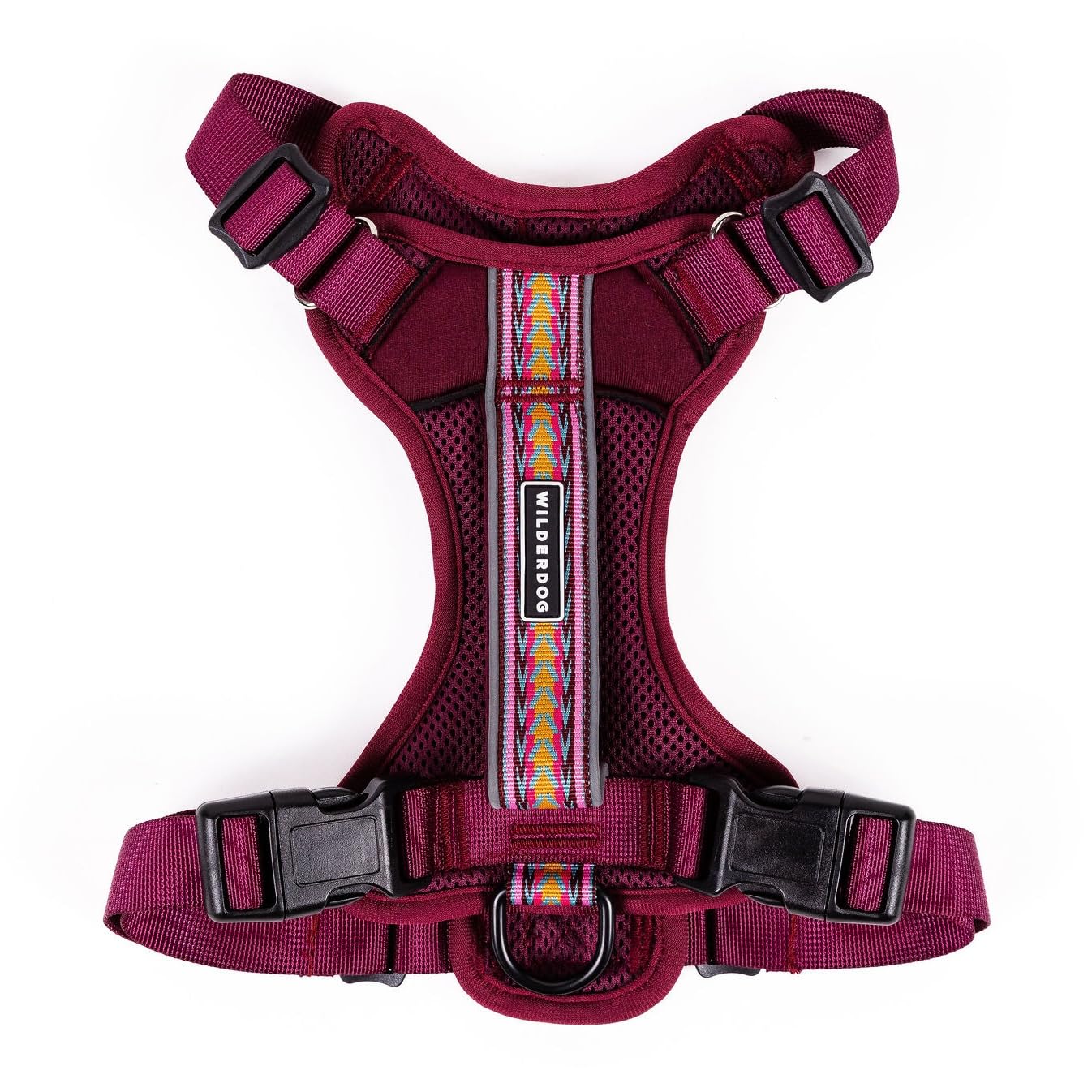Arnés Wilderdog ligero para perro, enfoque: colocar sobre la cabeza y ajuste cómodo.