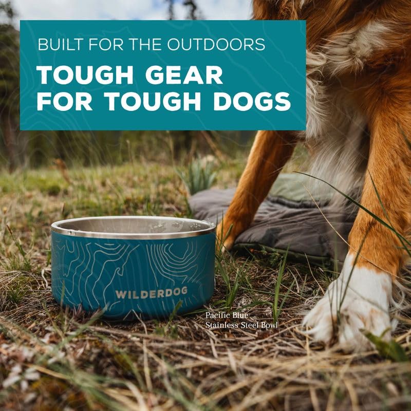 Borde ancho Wilderdog facilita limpieza rápida y eficiente.