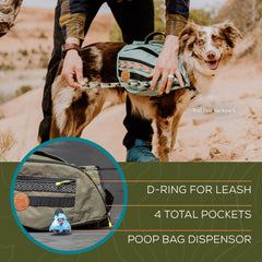 Mochila Wilderdog alforjas laterales con bolsillos prácticos