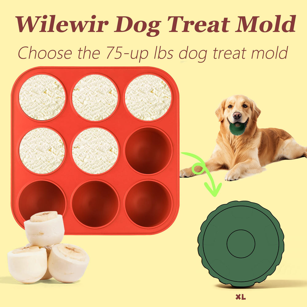 Golosinas grandes para perros con Wilewir, tamaño XL y durabilidad.