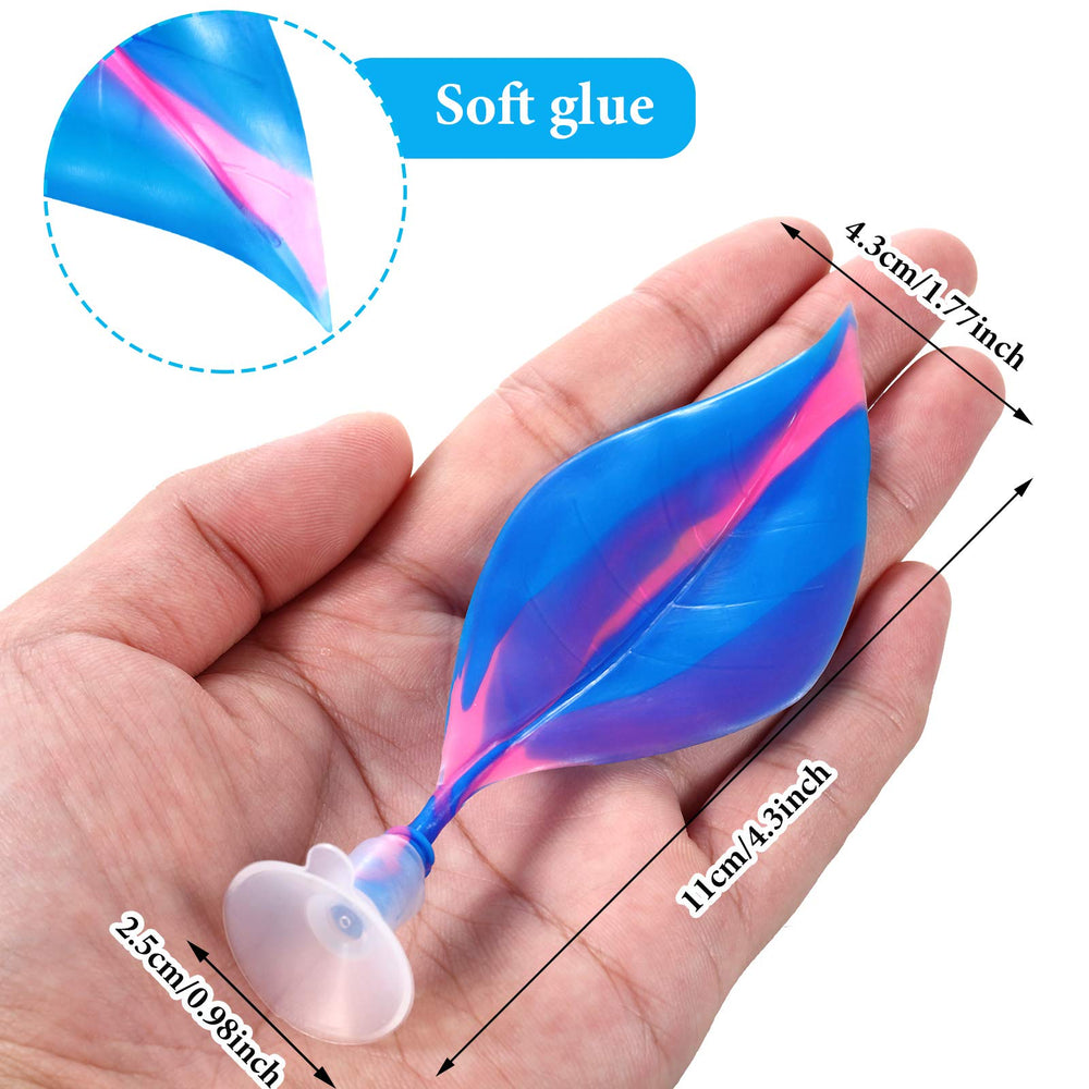 Willbond hamaca hoja betta rosada embellece el acuario y proporciona refugio