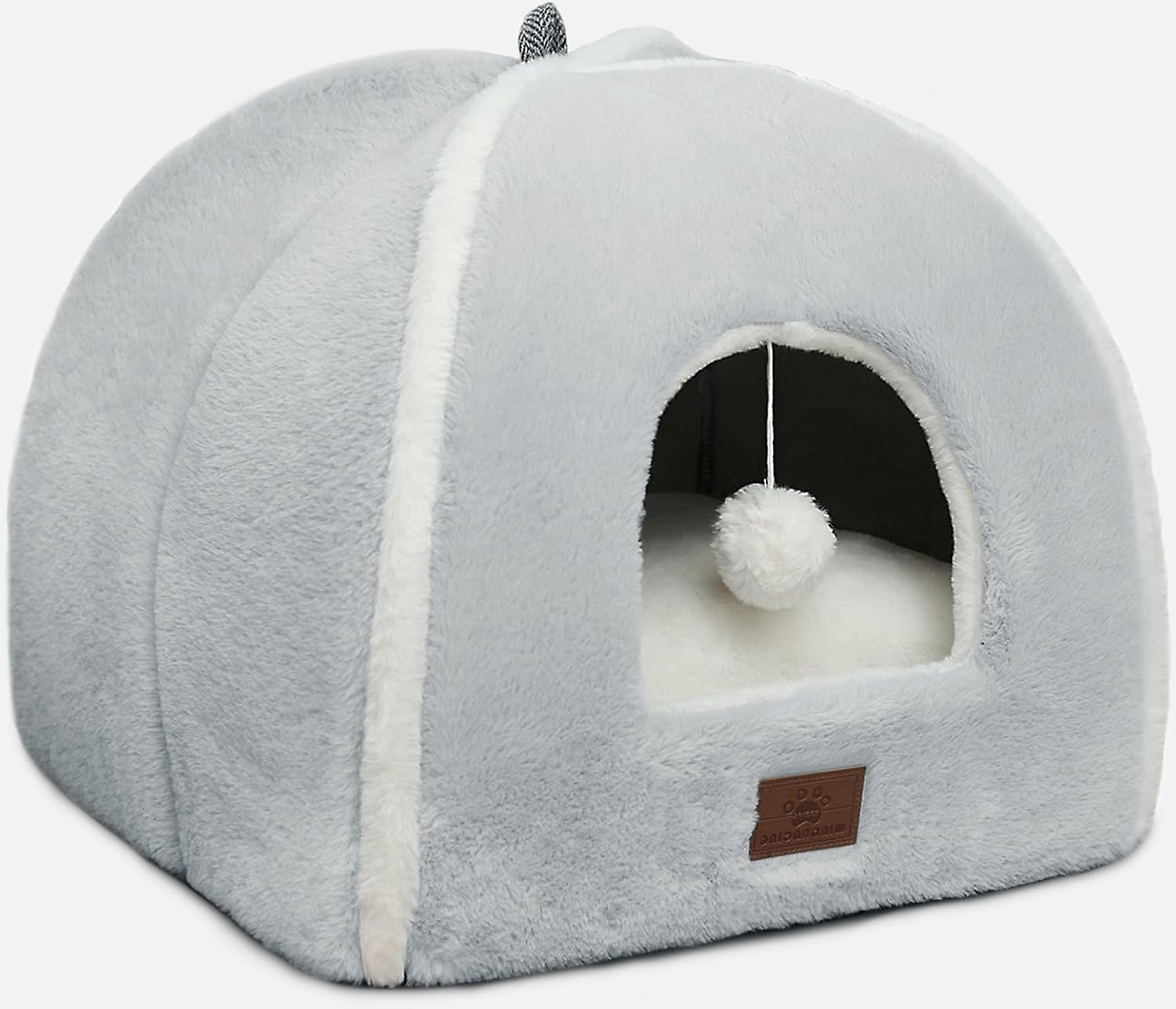 Windracing cama grande para gatos interior, refugio cómodo para dormir y estirarse