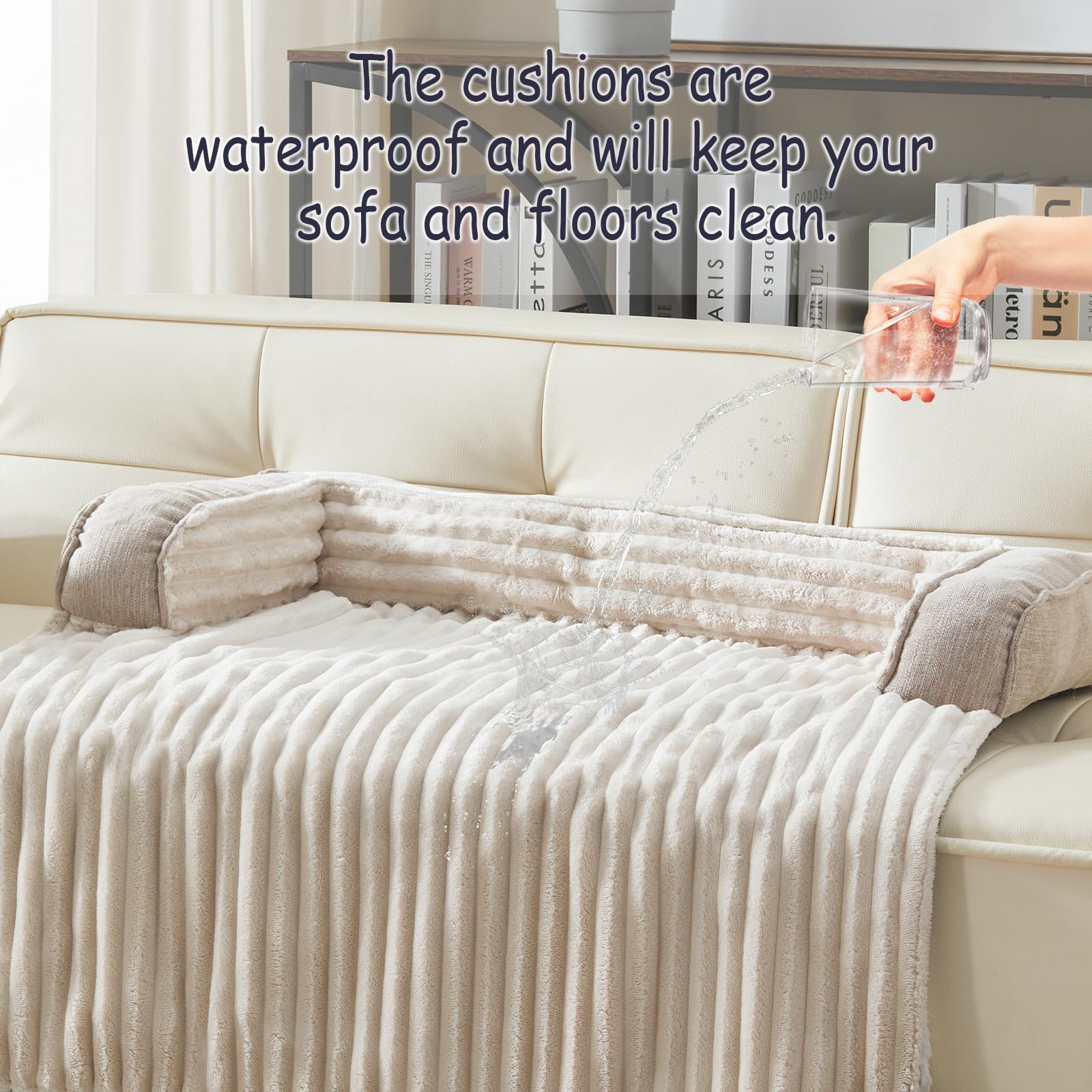 WindRACING Funda de Sofa para Perros lavado fácil para hogares activos.