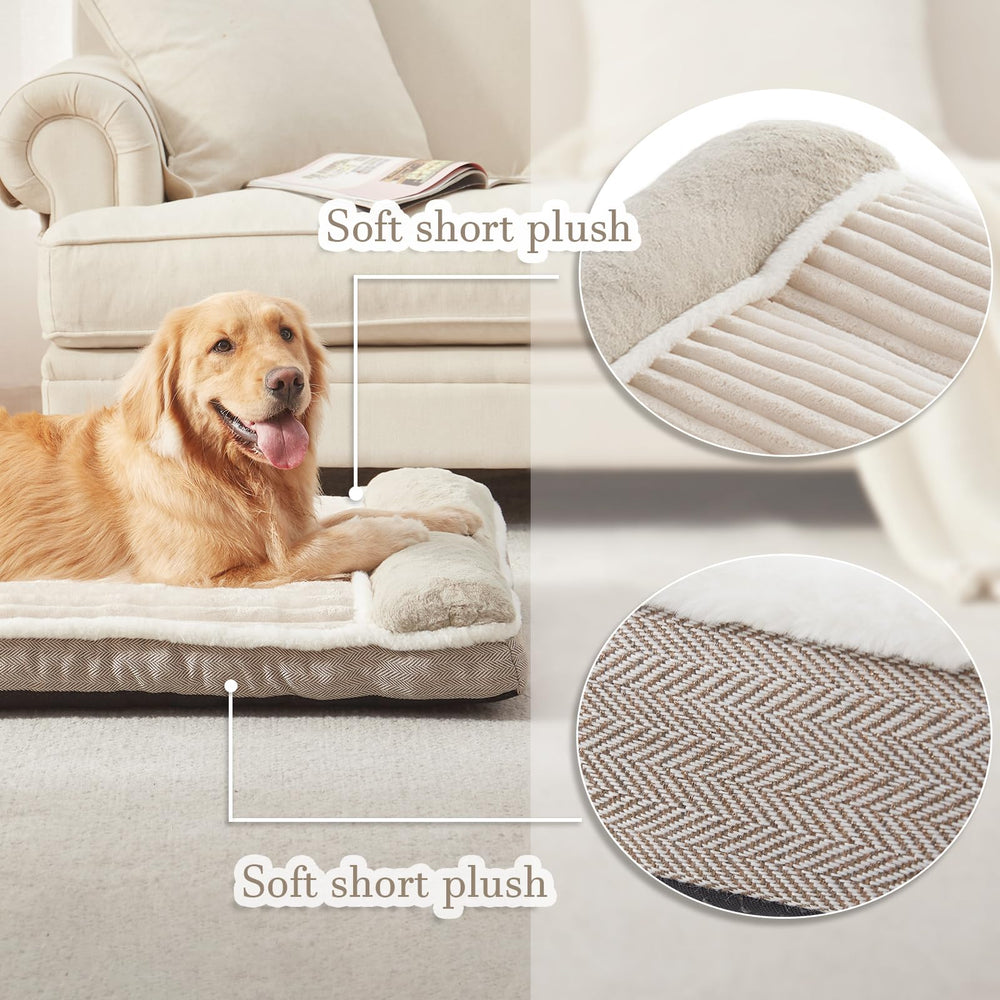 Cama WINDRACING con cubierta suave beige, ideal para descanso diario.
