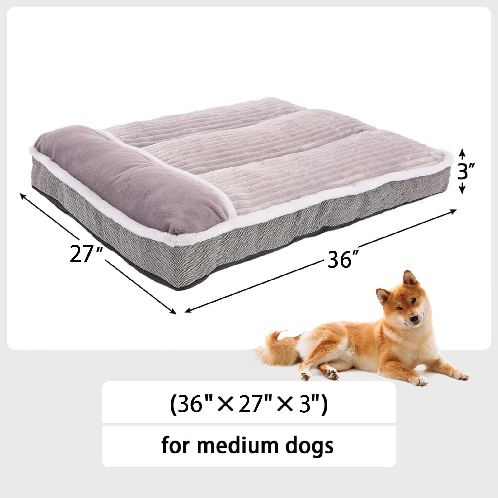 Detalle acolchado de la Cama WINDRACING para perros grandes, sensación suave para el descanso.