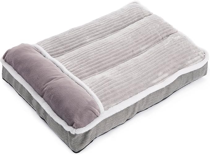 Cama WINDRACING para perros grandes, vista trasera, diseño ergonómico que alivia presión.
