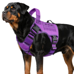 WINGOIN arnés táctico para perro grande con camuflaje exterior, duradero para caminatas largas