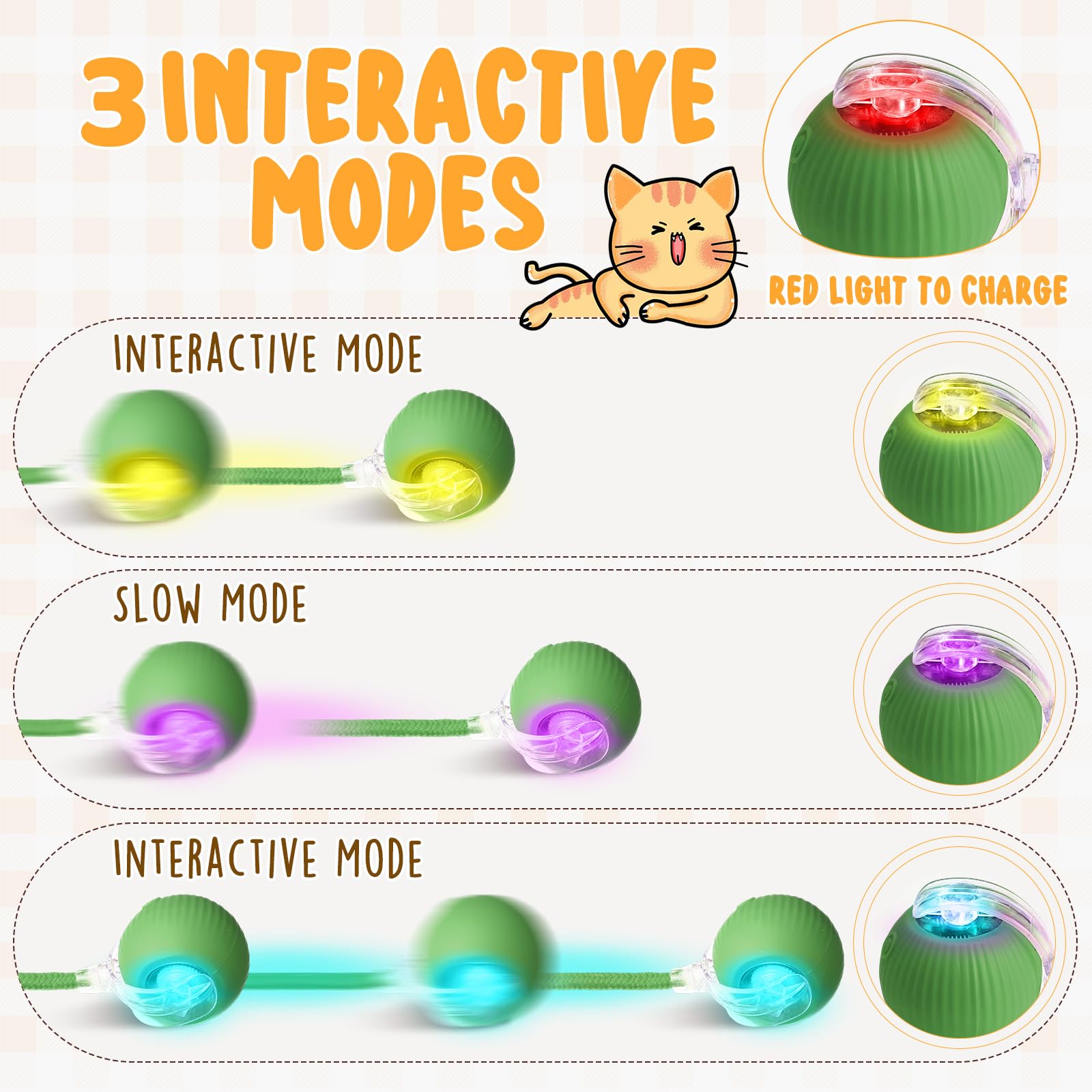 WinnerWhy bola-gato-interactiva-movimiento-irregular: seguimiento y caza en movimiento