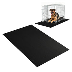 Alfombrilla Wiojtry para jaula de perro protege el suelo y es fácil de limpiar.