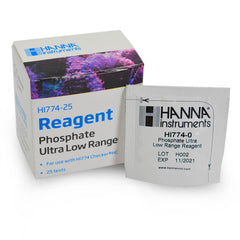 WLR Industries Hanna HI774-25: botella reactivo para fosfato, rango ultrabajo, uso en acuarios
