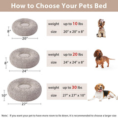 Borde elevado de 8 pulgadas WNPETHOME, soporte suave para dormir.