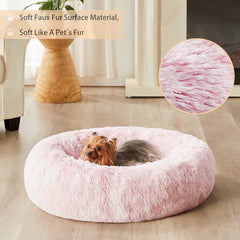 WNPETHOME cama donut con bordes elevados ofrece apoyo envolvente
