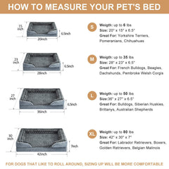 Interior impermeable de la cama WNPETHOME para protección ante pérdidas.
