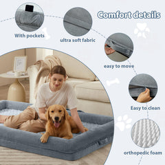 Cama WNPETHOME con espuma de alta densidad para alivio de presión