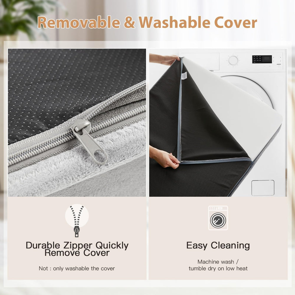 Cama WNPETHOME base impermeable y antideslizante para estabilidad durante juego.
