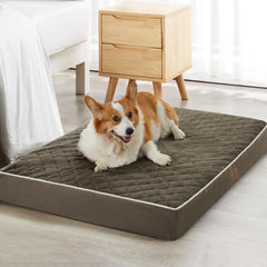 WNPETHOME: cama para perros XL con superficie de terciopelo suave para mayor comodidad.