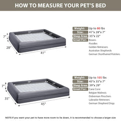 WNPETHOME XL funda lavable con cremallera facilita la limpieza.